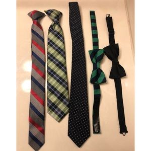Assorted boys necktie/bow ties